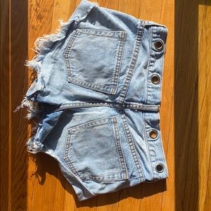 Denim Shorts Size 25- We the Free
